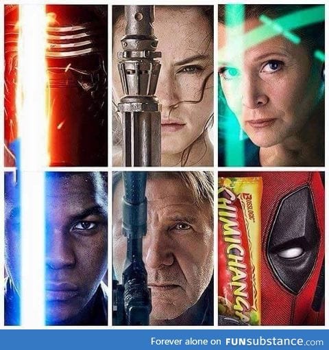 Who needs a lightsaber when you've got Chimichangas?