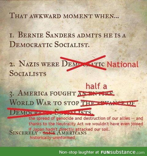 Bernie Sanders isn't a Nazi