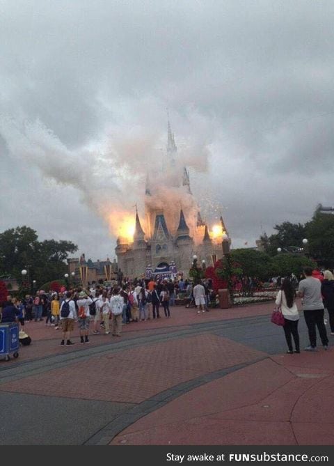 Cinderella forgot to turn off the oven