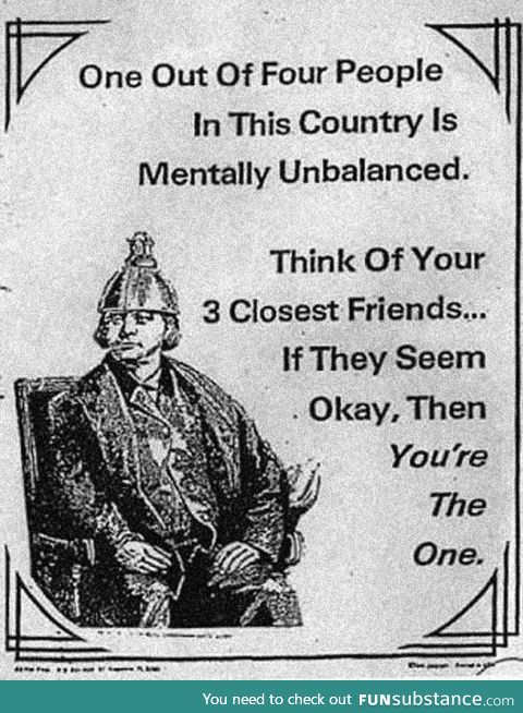 Mentally unbalanced people