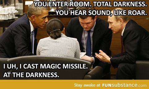 Even world leaders need to unwind with healthy roleplay