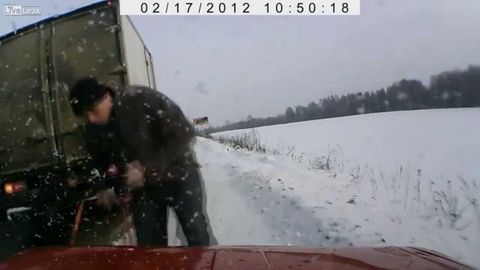 The side of crazy russian dash cams video that you never see