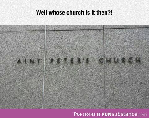 Not Peter's Church