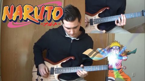 Amazing Naruto Tribute On Guitar! Raising Fighting Spirit!