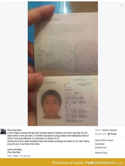 When no one believes your name is Phuc Dat Bich