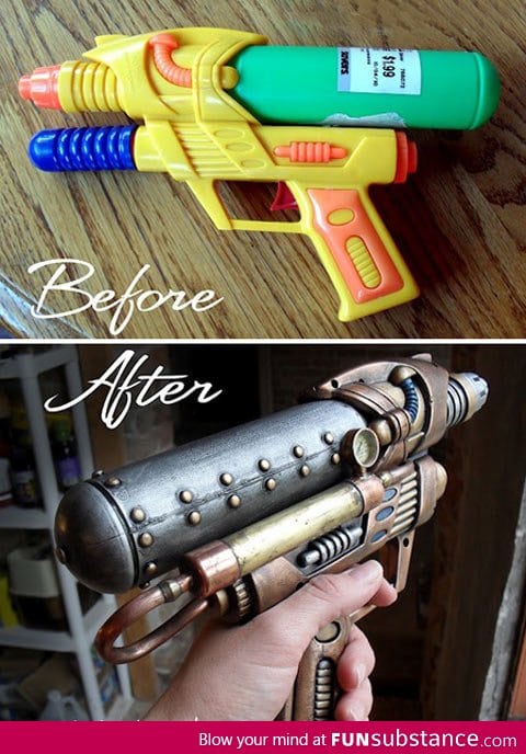 Steampunk water gun