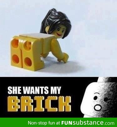 She wants the brick