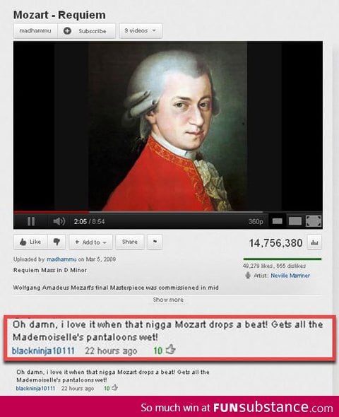 Mozart drops a beat