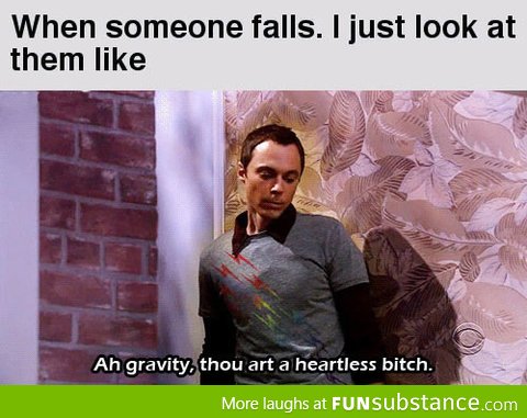 When someone falls