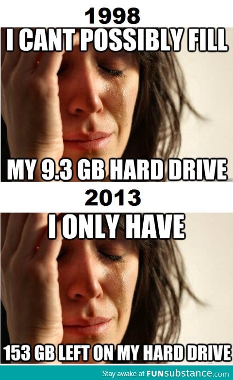 15 years What a difference (Firstworldproblems)