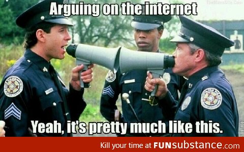 Arguing on the Internet