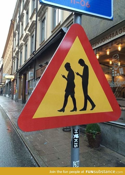 New sign in Sweden