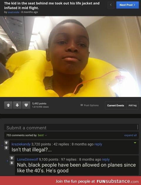 When the comment makes the post