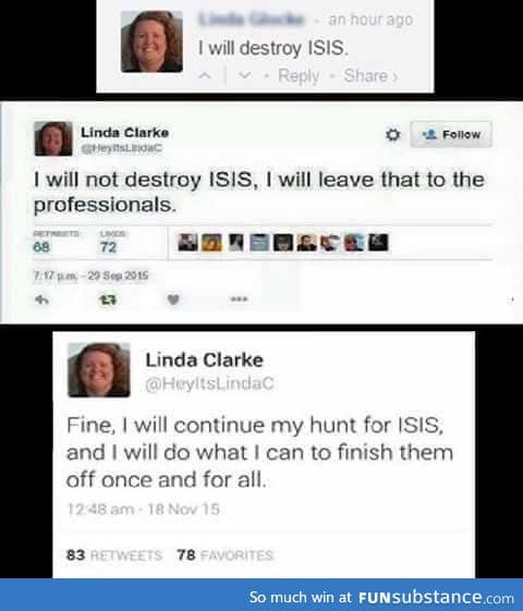 #ibelieveinlinda