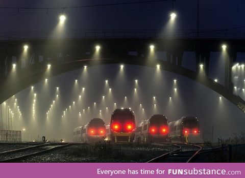 Train Station in Denmark