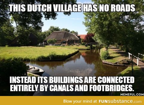 I present to you: The village of Giethoorn