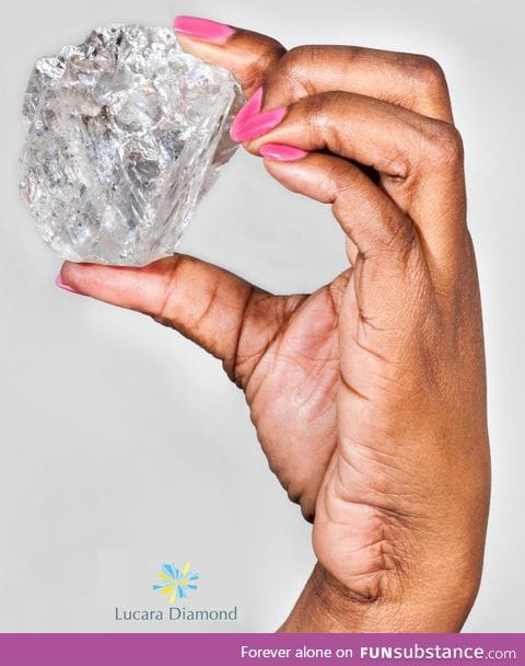 A Canadian mining company has found what's thought to be the second largest diamond ever