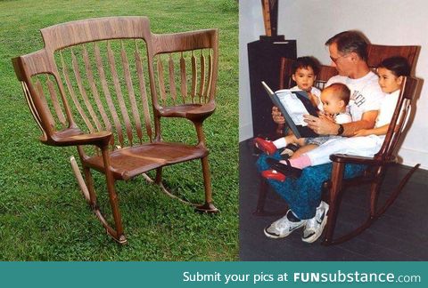 A very clever story-time chair