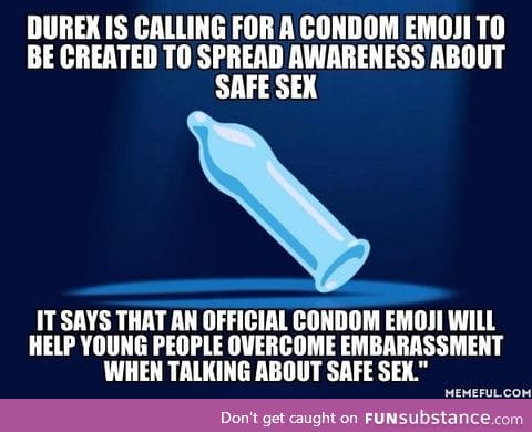 Durex is calling for a condom emoji!