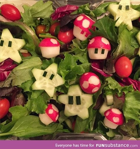 Food for a Nintendo themed party