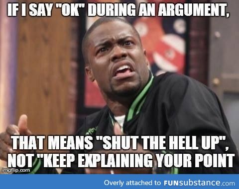 Whenever i argue with my mom