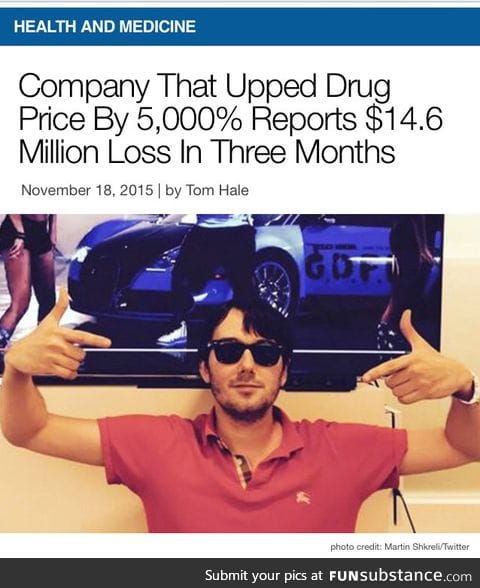 Remember this doucebag? His company is losing money