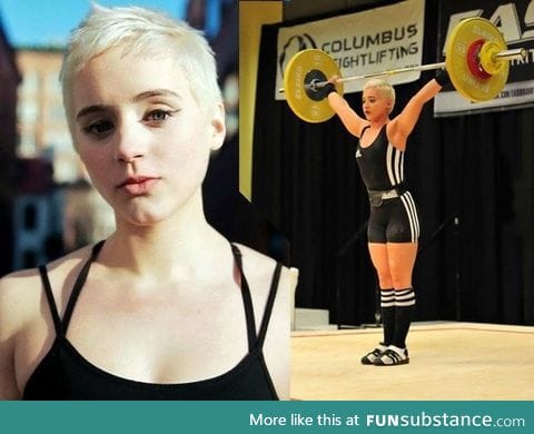 Tinkerbell weightlifter Samantha Wright