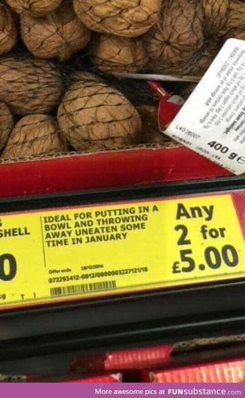 Supermarket honesty