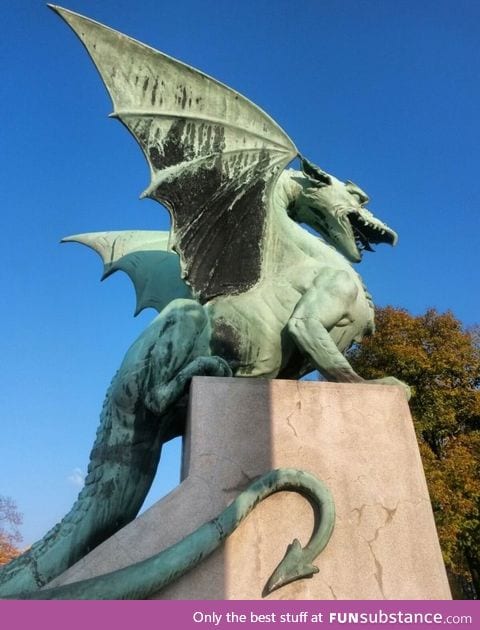 In Ljubljana (Slovenia), we have dragons
