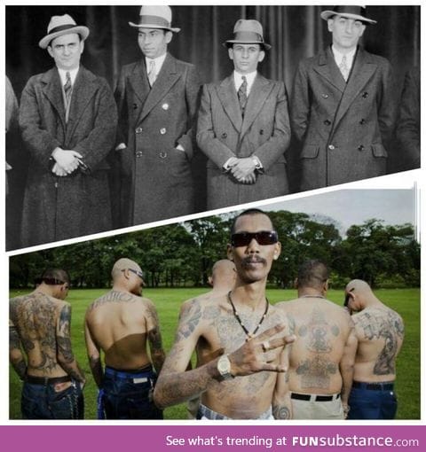 Gangsters then and now, where did it go wrong?