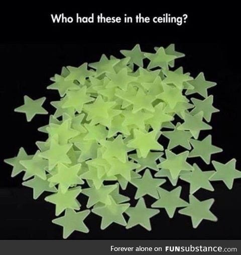 Glow in the dark stars