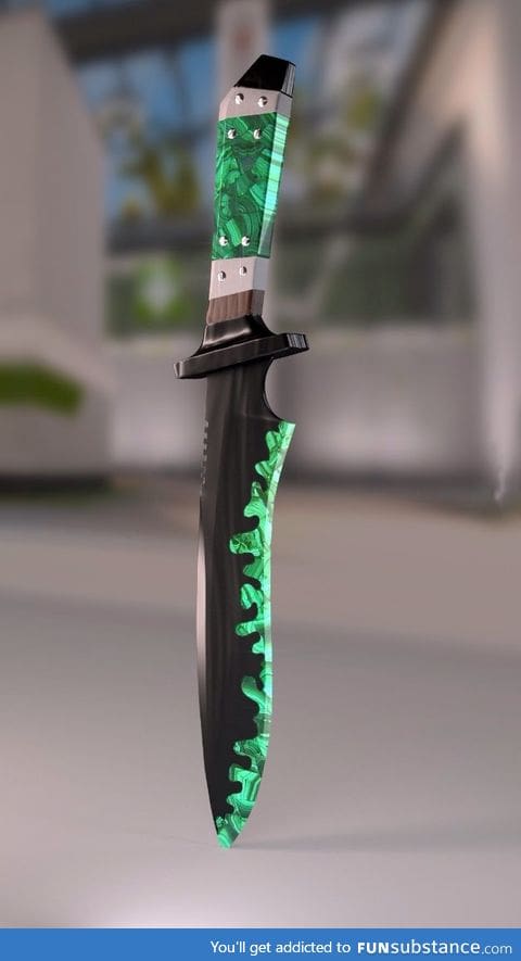 A knife dipped in kryptonite