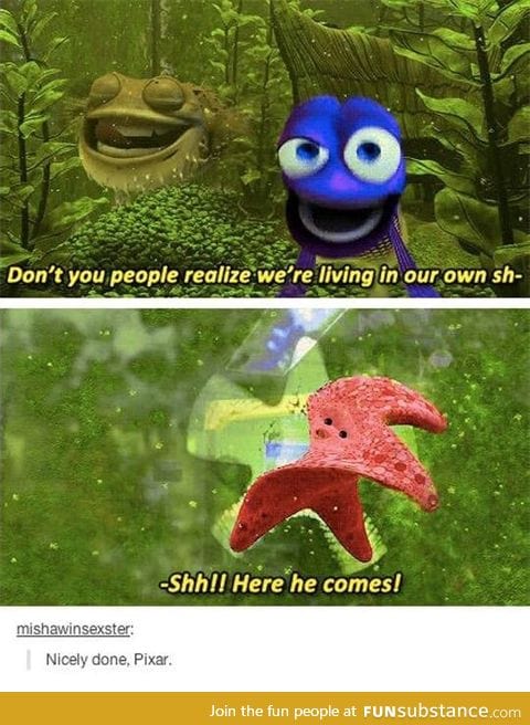 Nicely done, Pixar...