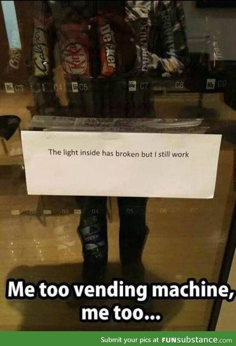 Me too vending machine...