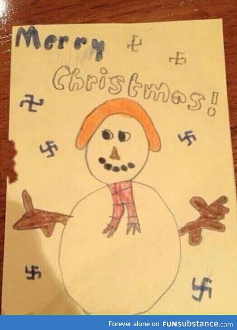 "I better start teaching my cousin how to draw snowflakes properly"