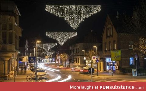 In Germany we got panties as Christmas decoration!