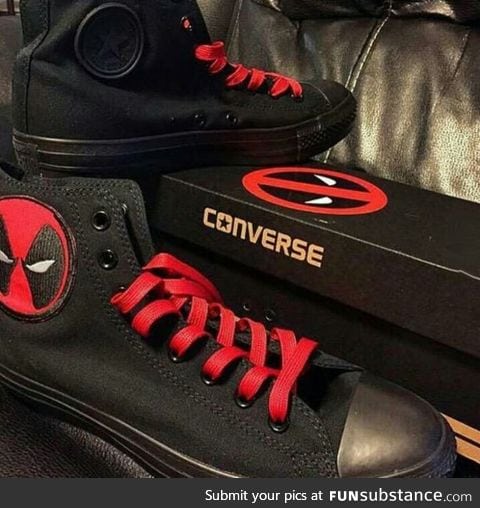 Converse...Deadpool edition...!