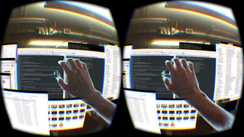 Someone made a mod for the Oculus Rift, allowing you to modify your virtual surroundings!