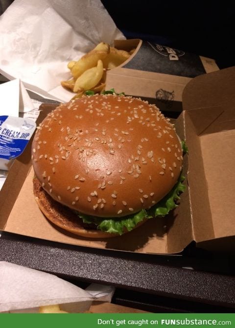Austria: Where McDonalds burgers look like the burgers in their ads