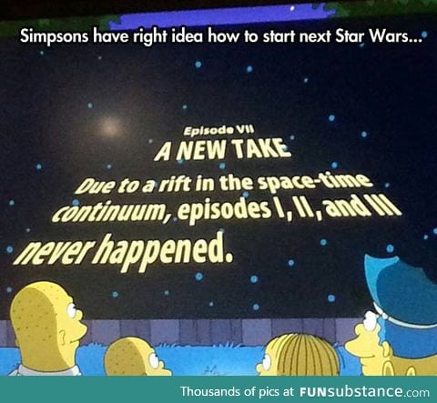 How the next star wars should start