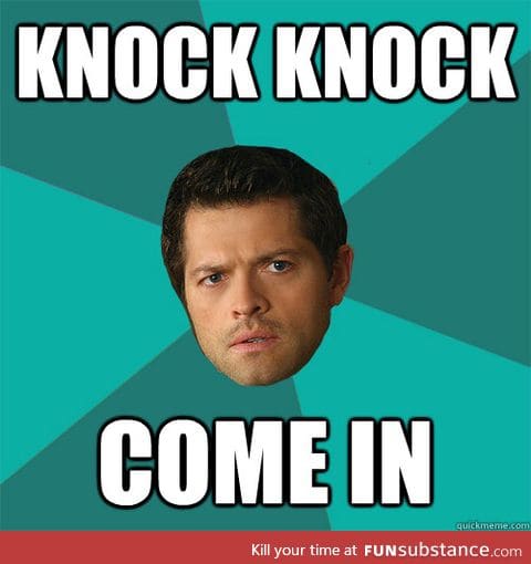 My favorite response when someone tries to tell me a knock-knock joke