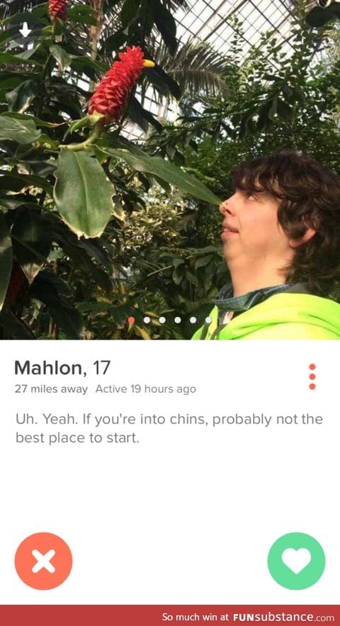 Mahlon's just keeping it real.