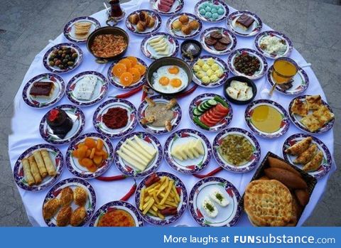 Who is hungry for Turkish breakfast?