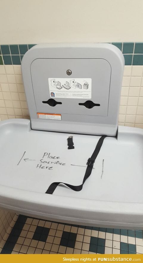 Family bathroom at a university