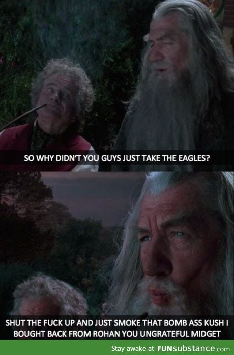 Gandalf still has hard feelings