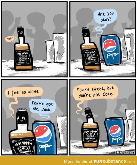 I've been feeling a bit pepsi recently