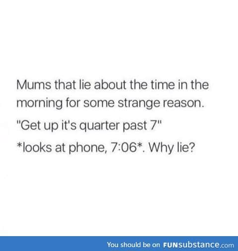 Why lie?