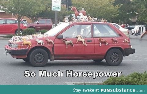 Such horsepower... Wow!