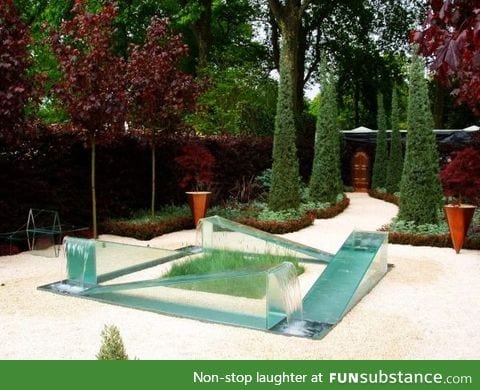 This garden's fountain