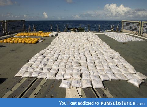 The largest Heroin bust in Australia's history. (1,032 kilos)